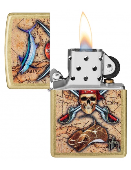 Zippo 48966 Guy Harvey Pirate's Treasure Map öngyújtó