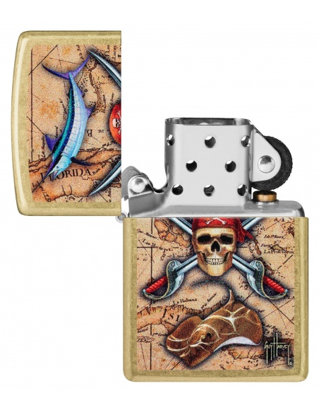 Zippo 48966 Guy Harvey Pirate's Treasure Map öngyújtó