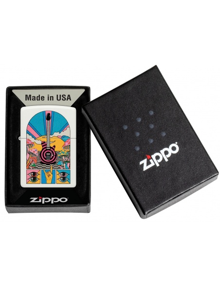 Zippo 46167 Retro Music Hippie öngyújtó