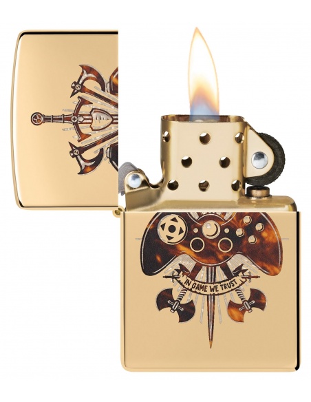 Zippo 46141 Gamer Creed - In Game We Trust öngyújtó