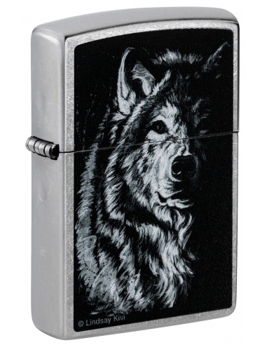 Zippo 46149 Lindsay Kivi - Shadow Wolf öngyújtó