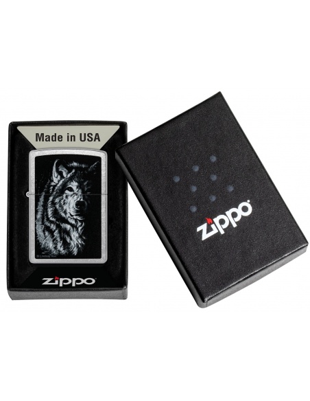 Zippo 46149 Lindsay Kivi - Shadow Wolf öngyújtó